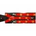 Bretele dama, rosii, model Halloween, Lanterna lui Jack 225